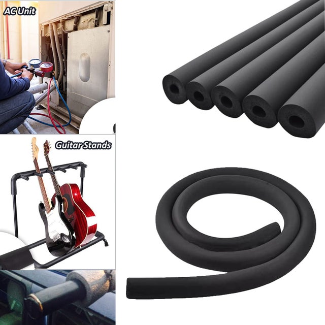5 pedaços de tubo de isolamento de tubo (diâmetro interno de 19 mm, 1,8 m de comprimento), adequado para prateleiras e condicionadores de ar