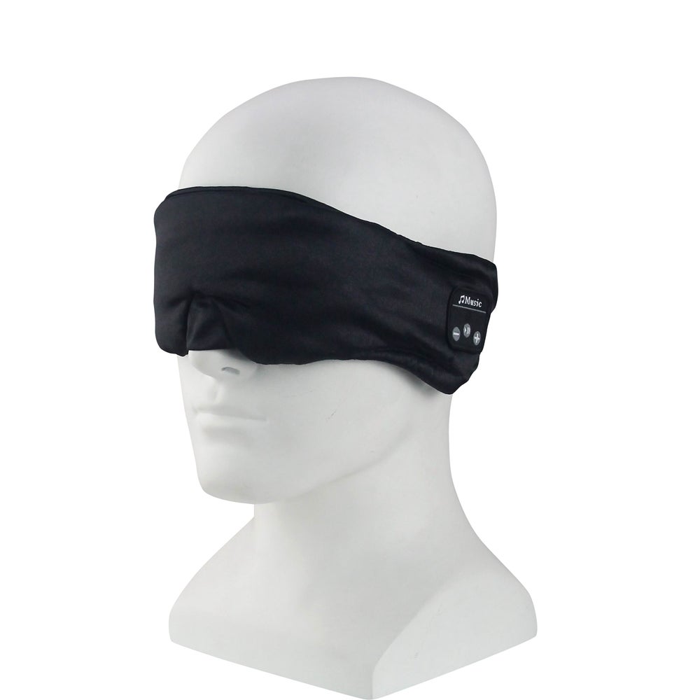 Masque De Sommeil Bluetooth Avec Haut-Parleur - Pour Voyage Ou Maison, Noir