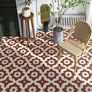 FoLIESEN - Autocollants Pour Carreaux | Carrelage Adhesif | Film Autocollant Pour Carrelage De Salle De Bains Et De Cuisine | Retirable Sans Résidus | Patchwork No.6, 14.7x19.6 Cm / 16pcs