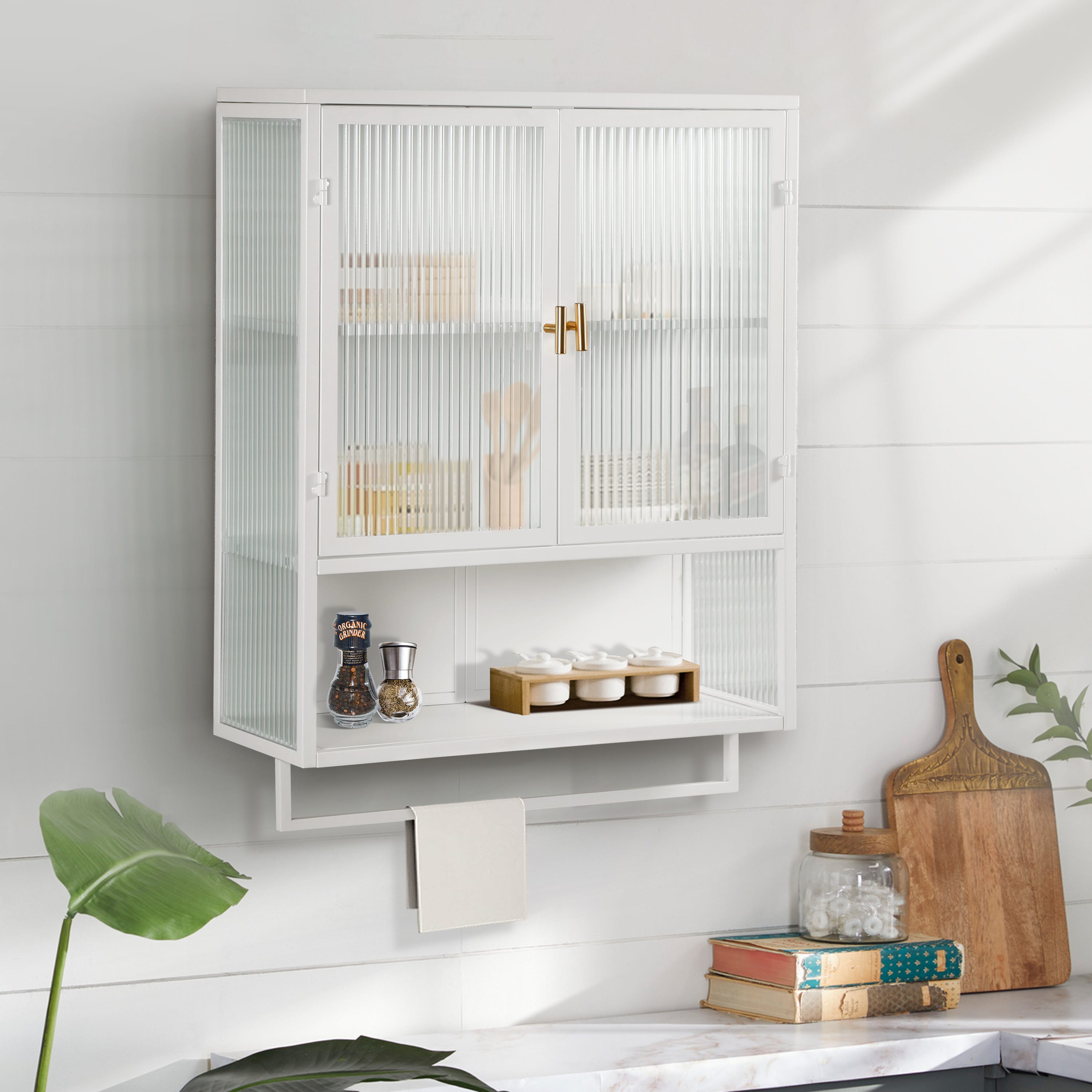Etagère - Jude - Métal Antique - 49x36x122 cm - Vintage Etagère - Jude - Métal Antique - 49x36x122 cm - Vintage