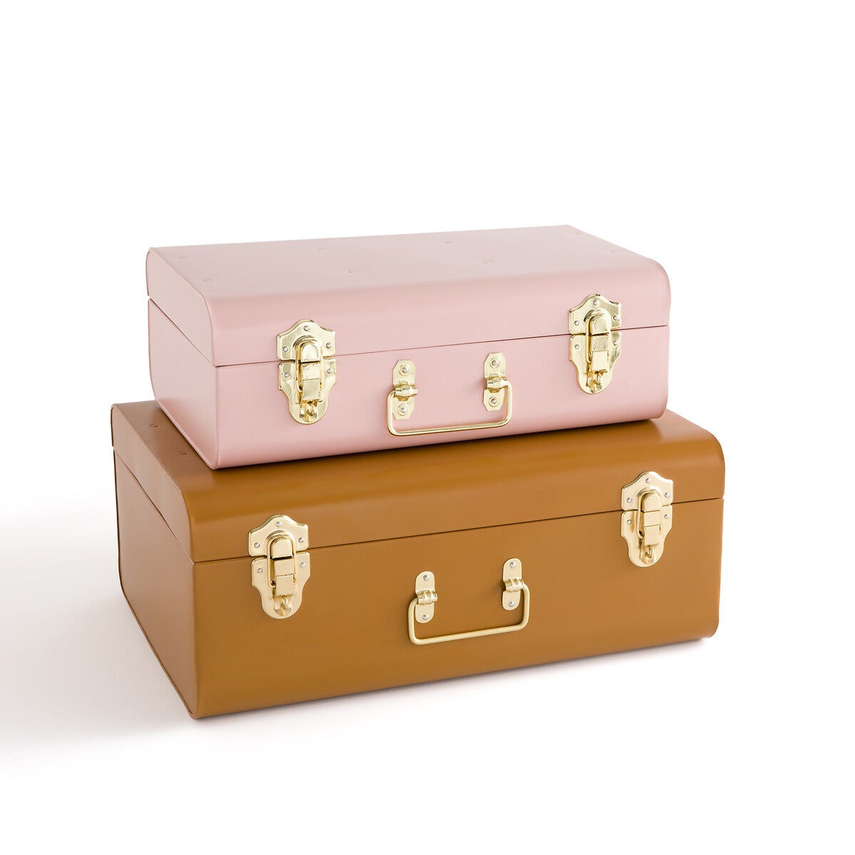 Lot De 2 Malles De Rangement Totem 140L - Ouverture Double, Fond Renforcé, Poignées, Système Cadenassable - 6