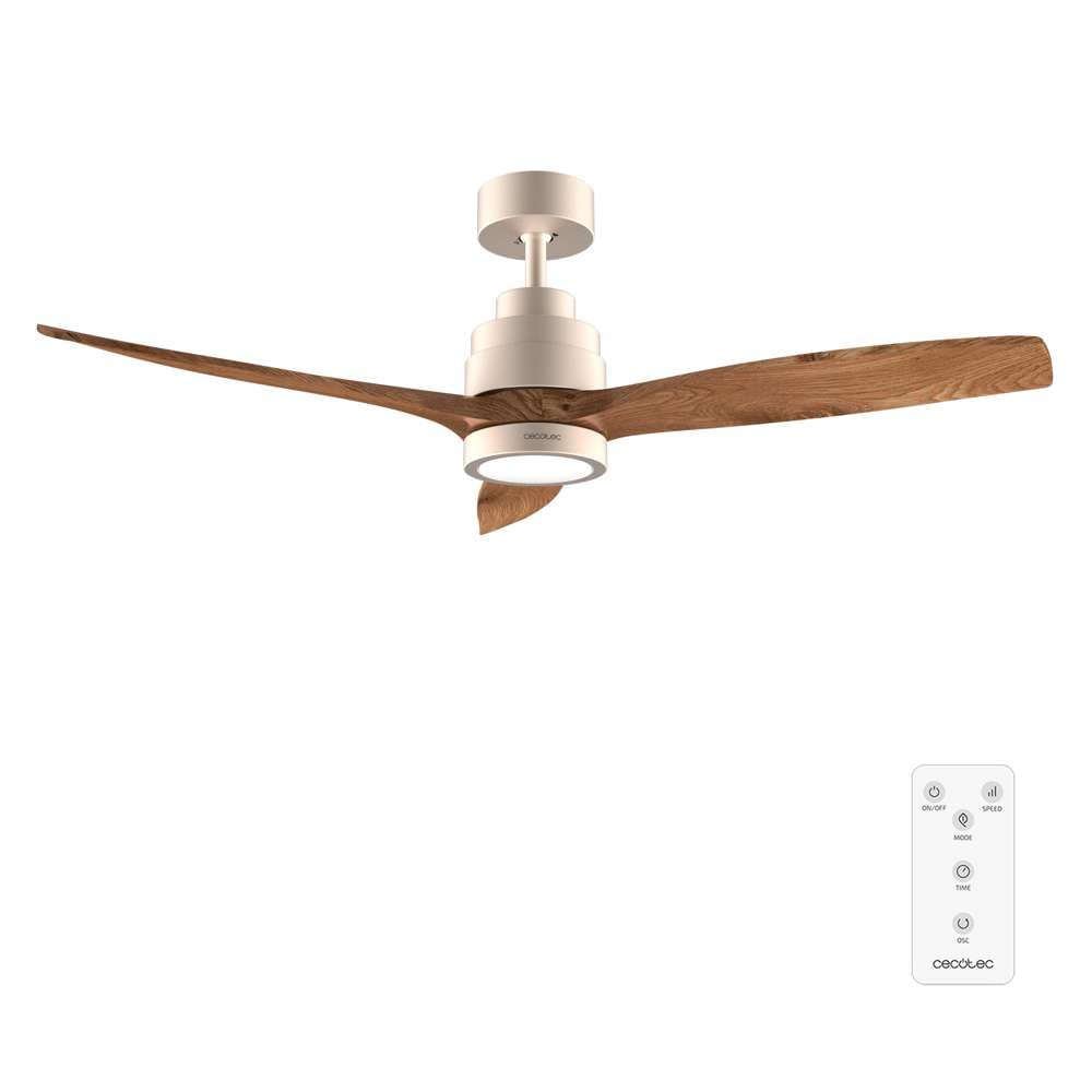 Ventilatore da soffto da 52 pollici con luci, telecomando, nichel