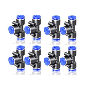 Raccord Pneumatique TE 3/8 - 6 Mm IQS - Pièce En T Air Comprimé CNCTEC