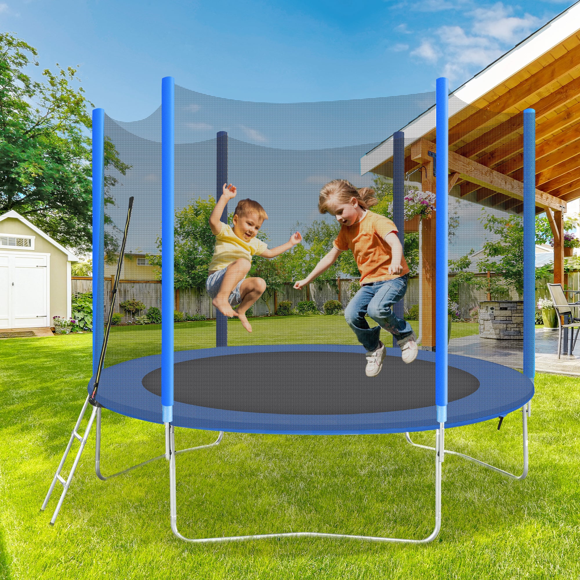 Trampoline Portable Pliable à La Maison Avec Poignée Réglable, Trampoline D'exercice Pour Adultes, Charge Maximale De 150 Kg, 150 Kg (rouge