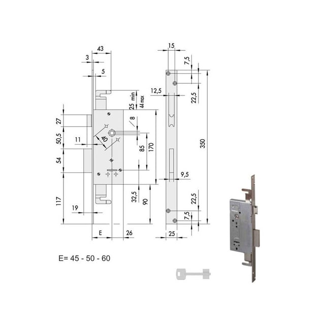 CISA 57215-60-0 SERR D/M INFIL TRIPL S/A - 57215.60