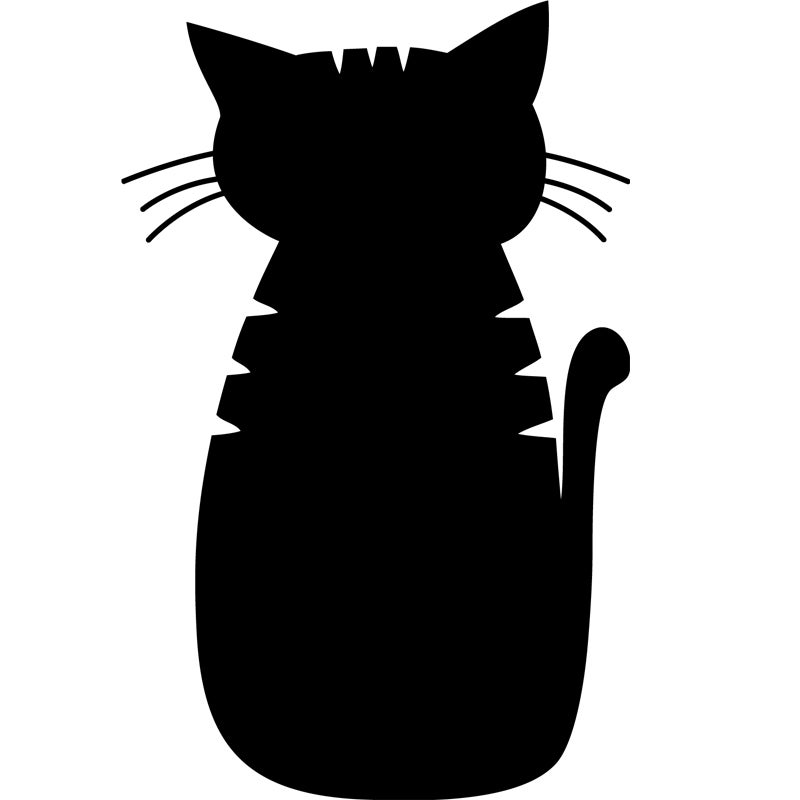 Adesivo ardesia Cartoon gatto - Sticker adesivo - adesivi murali - 30x20cm - 2