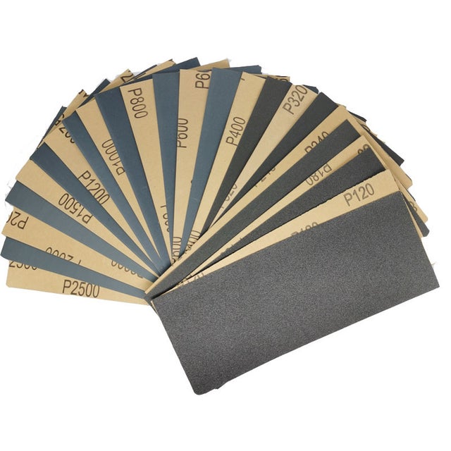 Papier De Verre Silex Grain 120 – Lot De 50 Feuilles 230x280 Mm – Pour Bois, Plâtre, Peinture