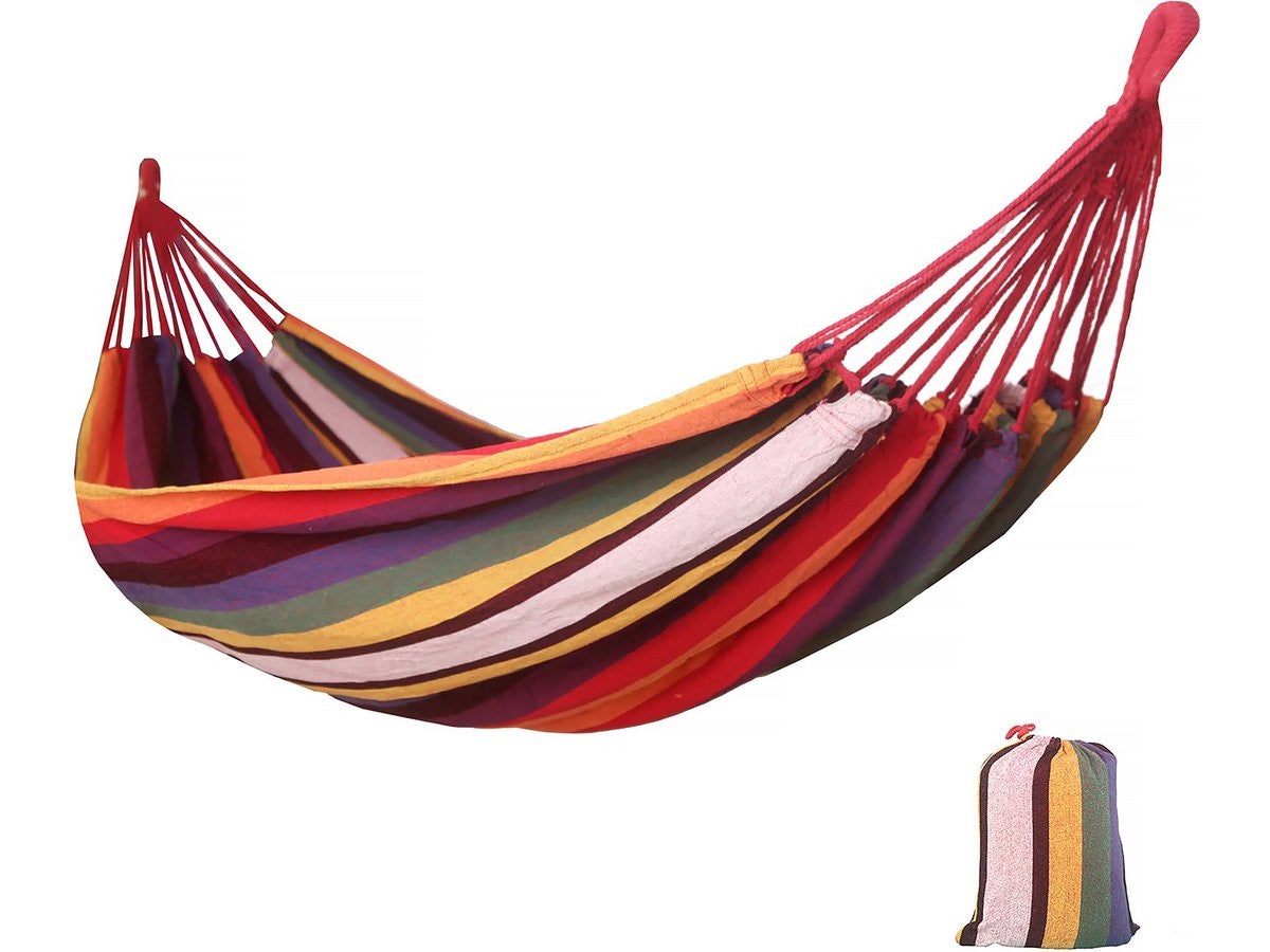 Materiał na hamak ogrodowy "Dallas" - 3.6 m -Czerwony