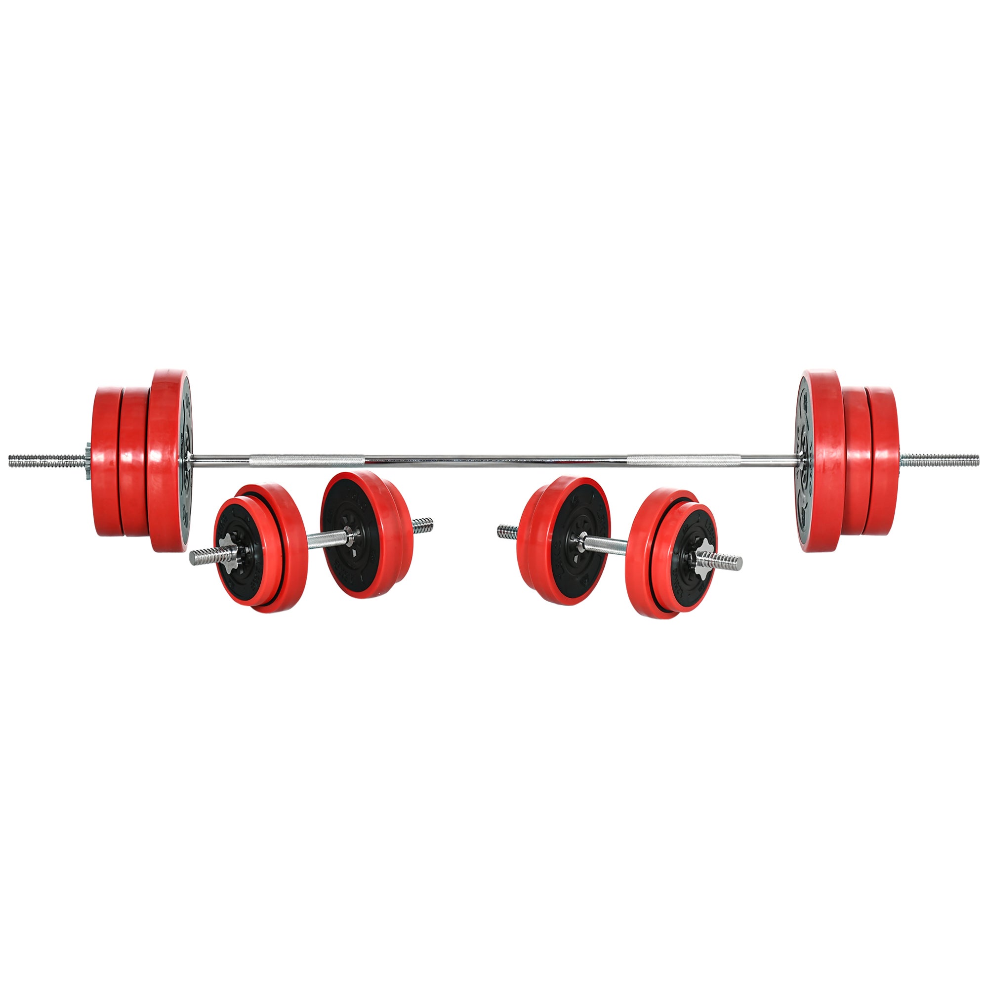 Set Bilanciere E Manubri Con Dischi 60 Kg | Leroy Merlin