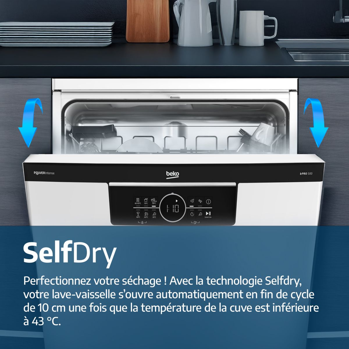 Lave vaisselle 60 cm BEKO BDFN26453G - 6