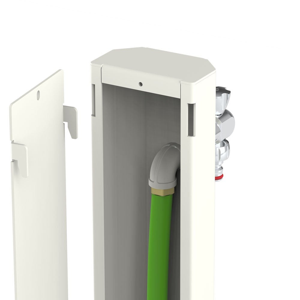 Fontanella da giardino in acciaio verniciato inGenius IG550BIANCO - Bianco - 4