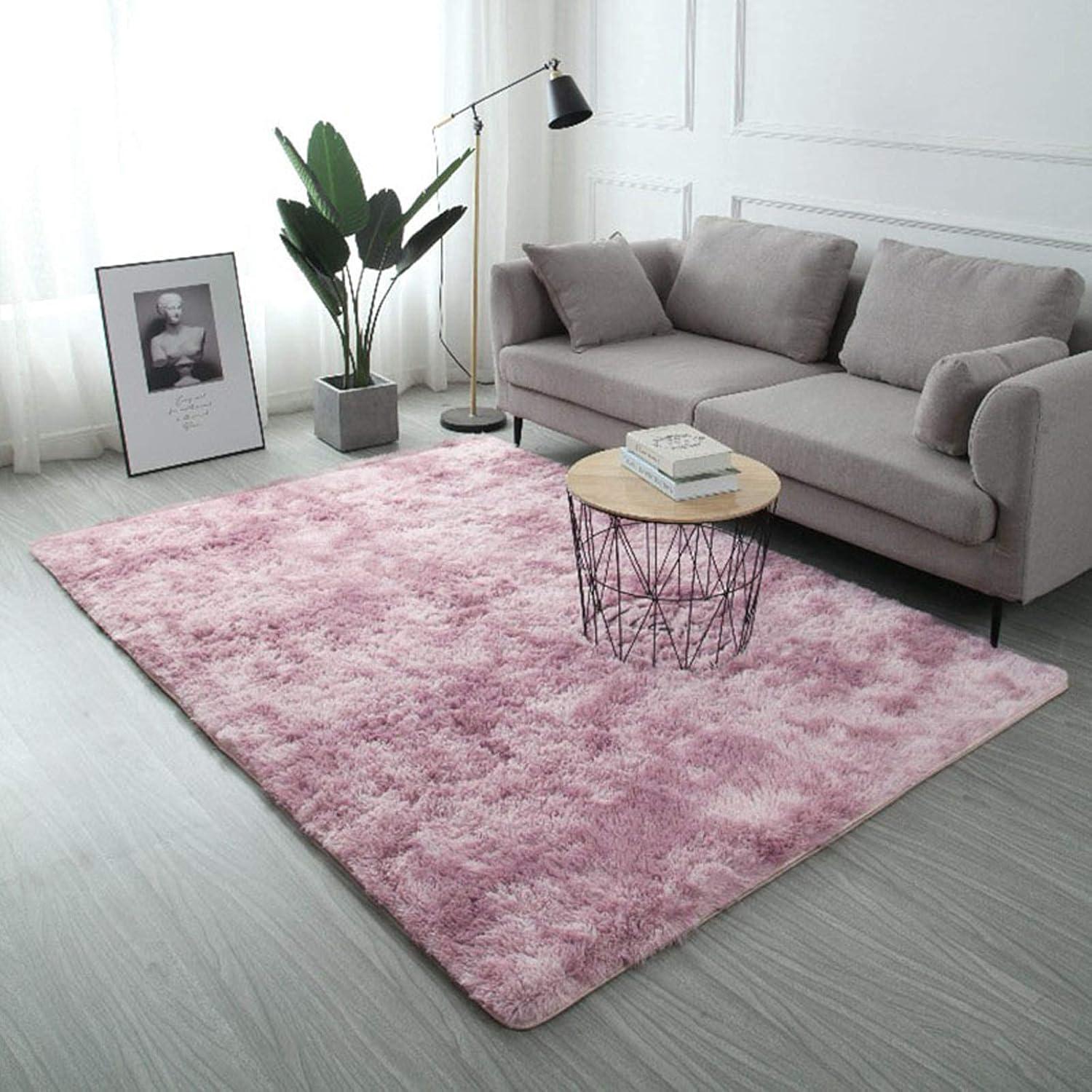 Soft Fluffy Area Rugs Tapis de Sol en Fausse Fourrure Tapis Extra Doux et Confortable Tapis antidérapant intérieur Moelleux épais 100*200cm - 7