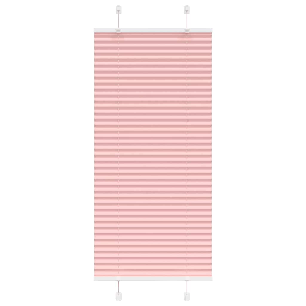 Roleta plisowana różowa 60x100 cm Szerokość tkaniny 59,4cm vidaXL
