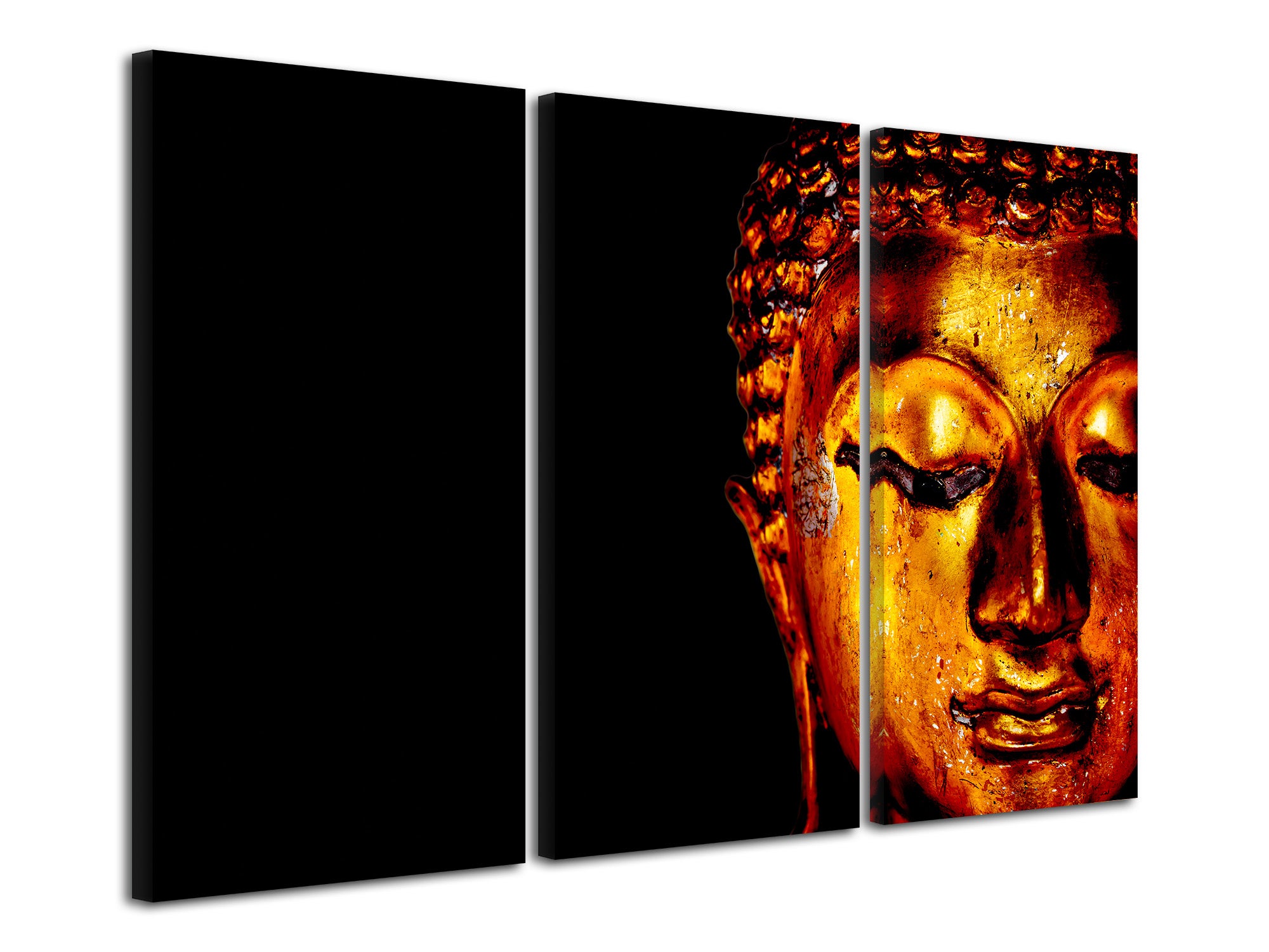 Tableau Imprimé Zen : Golden Buddha