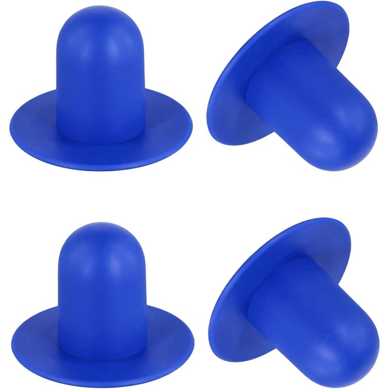 4 szt korków basenowych do basenów naziemnych, gumowe korki do filtrów pomp, korki ścienne, zamiennik basenu Intex (niebieski)