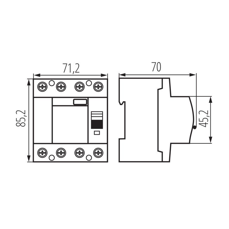 Interruttore Differenziale Tipo B 4P 63A 30mA – Protezione Da Cortocircuito E Dispersioni Per Impianti 380V