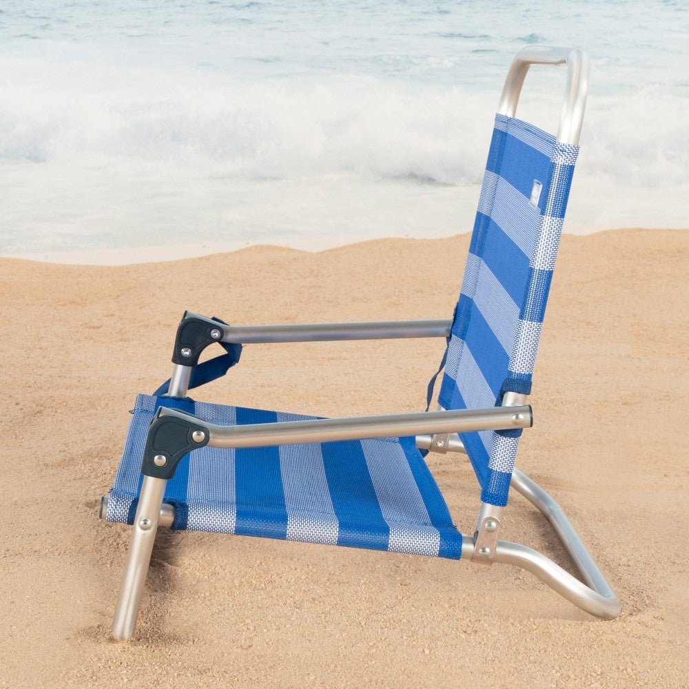 Petite chaise de plage pliante avec harnais d'épaule Aktive - 5