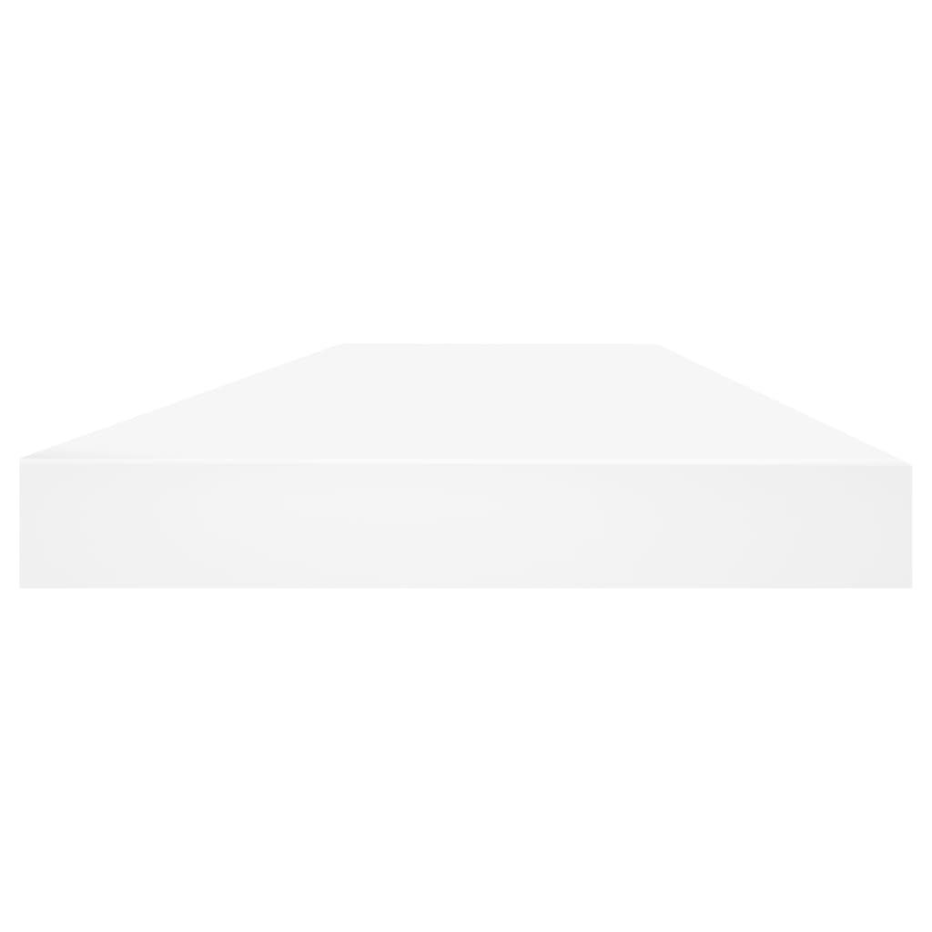 Étagère murale flottante Chêne et blanc 60x23,5x3,8 cm MDF - 5