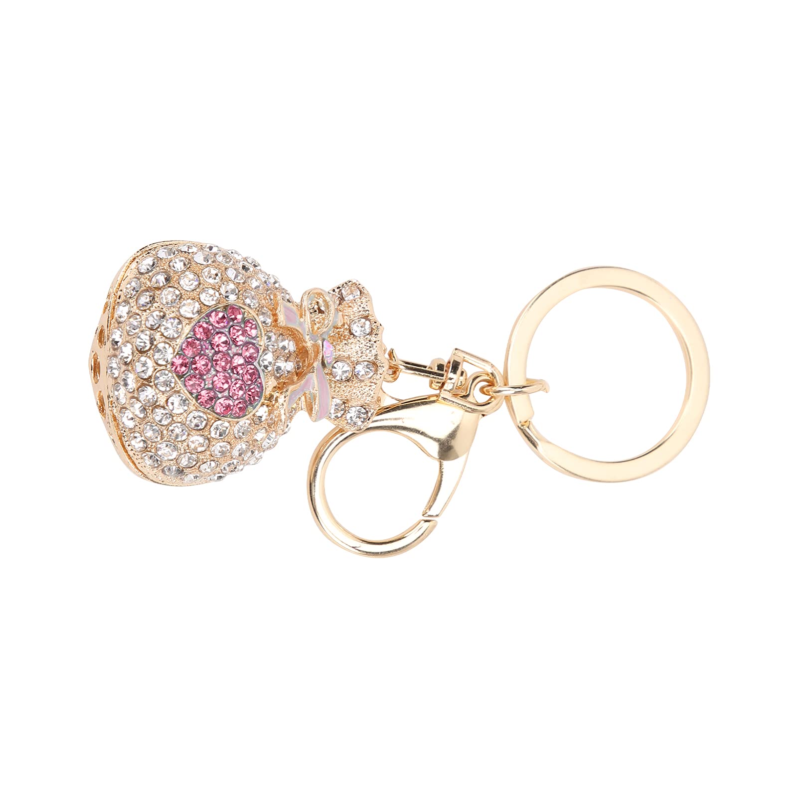 Porte-clés Perles élégant Nacré Et Doré Avec Cœur - Style Bohème, Neuf Sans étiquette, Cadeau Idéal