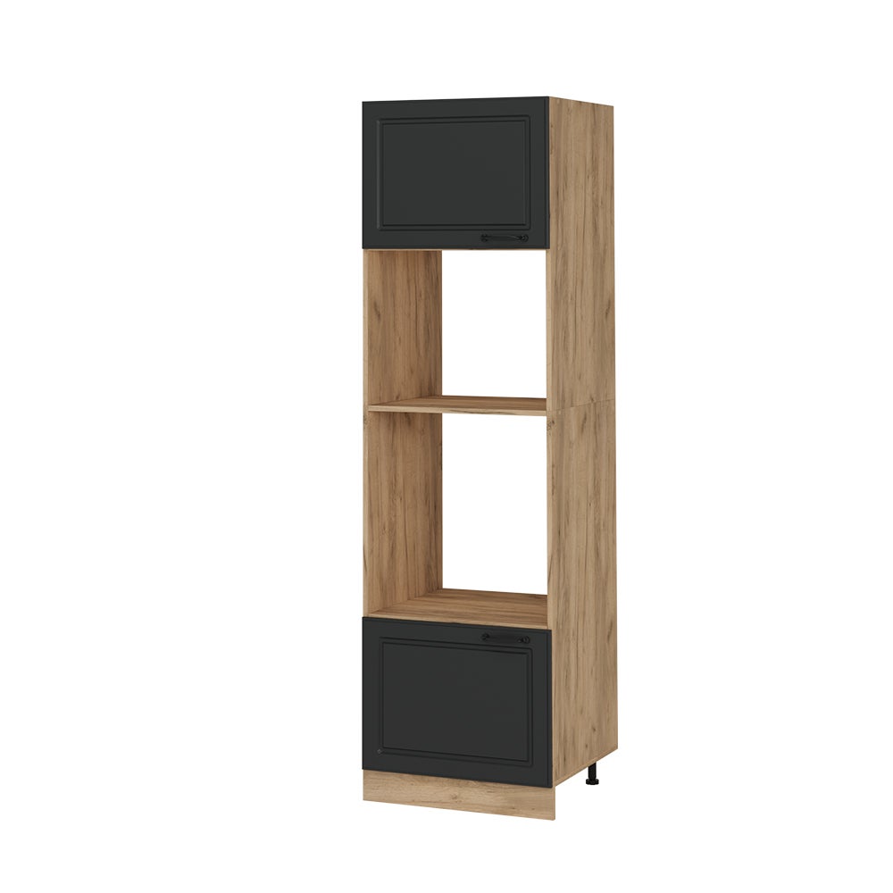 Vicco Szafka do mikrofalówki R-Line, Antracytowy domek wiejski, 60 cm
