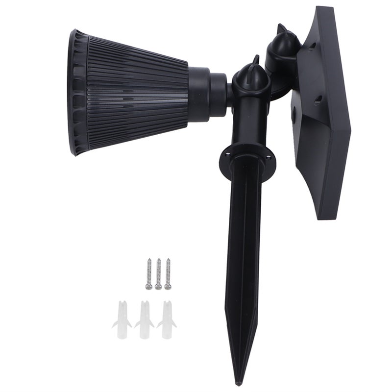 Solarne lampki LED do trawnika, reflektory z 18 chipami do zewnętrznych lamp wbijanych do ogrodu, parku i na dziedziniec