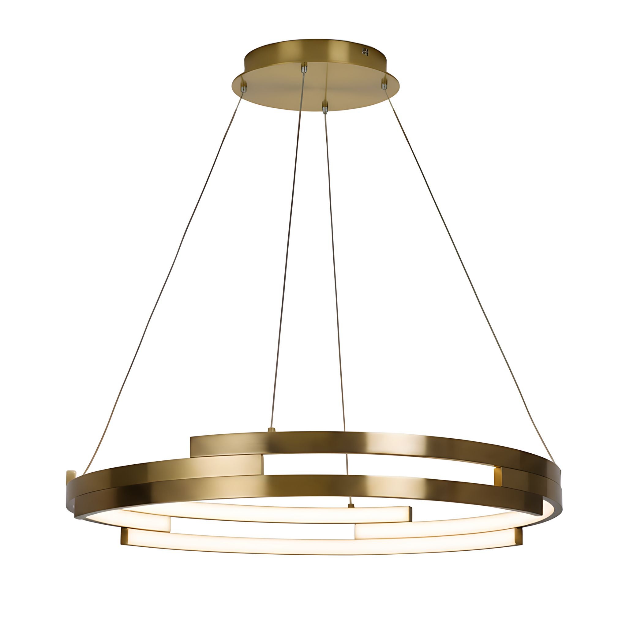 Lampa Sufitowa Wisząca Toolight G127-Cp Złoty