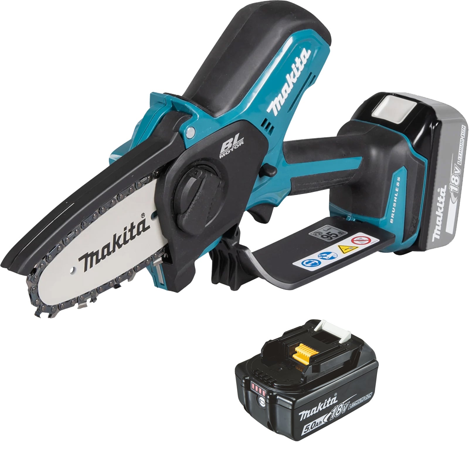 Makita DUC101T Pilarka łańcuchowa akumulatorowa 18V / 1x akumulator 5,0 Ah