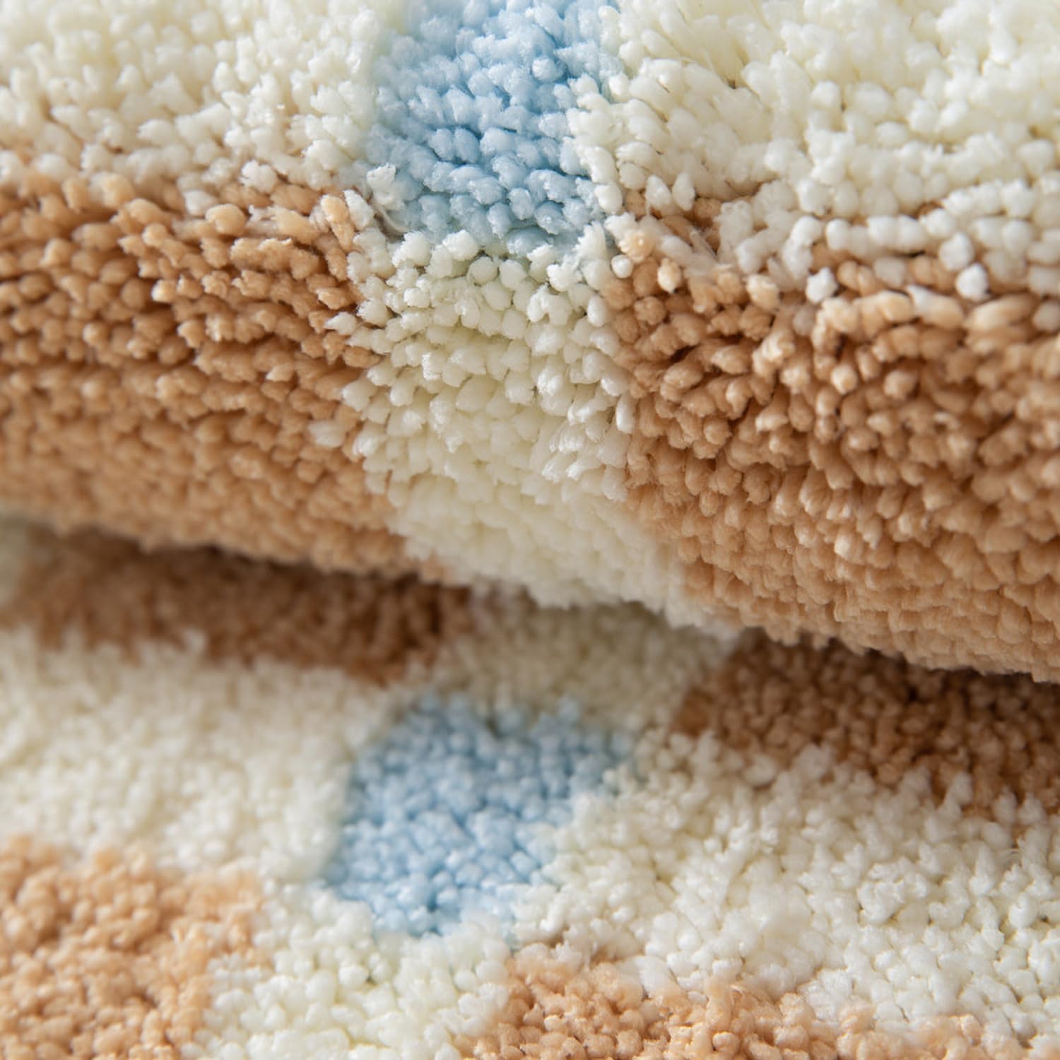 Tapis de chambre 40*120cm, super doux, absorbant, antidérapant, lavable, tapis de sol en peluche, tapis de salle de bain moelleux en microfibre - 5