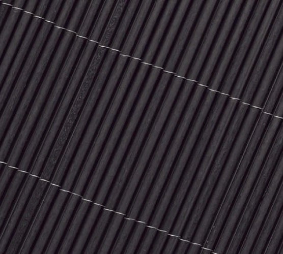 Canisse d'osier semi-synthétique - Anthracite - 1x3m - 2