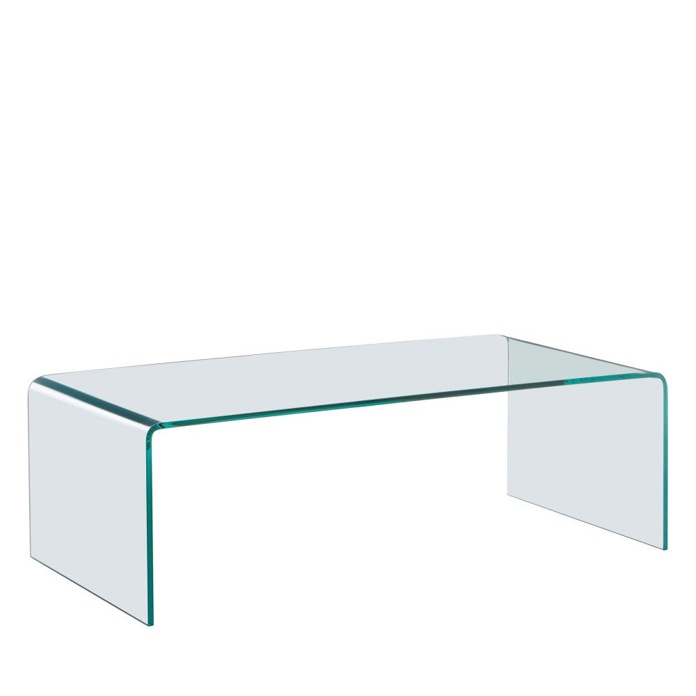 Nido - Table basse en verre L110cm - Transparent - 6