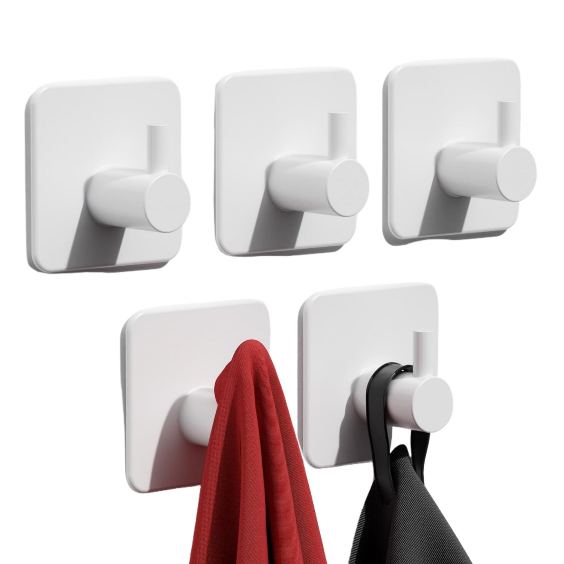 Crochet salle de bain autocollant tige aluminium WENKO | -patères et portes-manteaux N°1 en France de Patères et Porte Manteaux