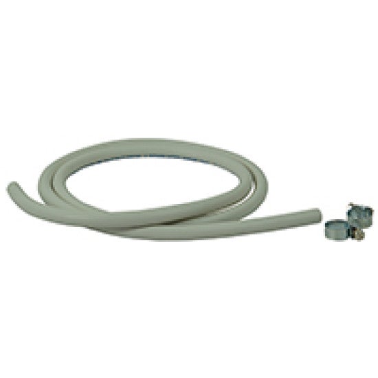 Tube flexible butane propane tube Ø6/12 avec colliers Long 1500mm