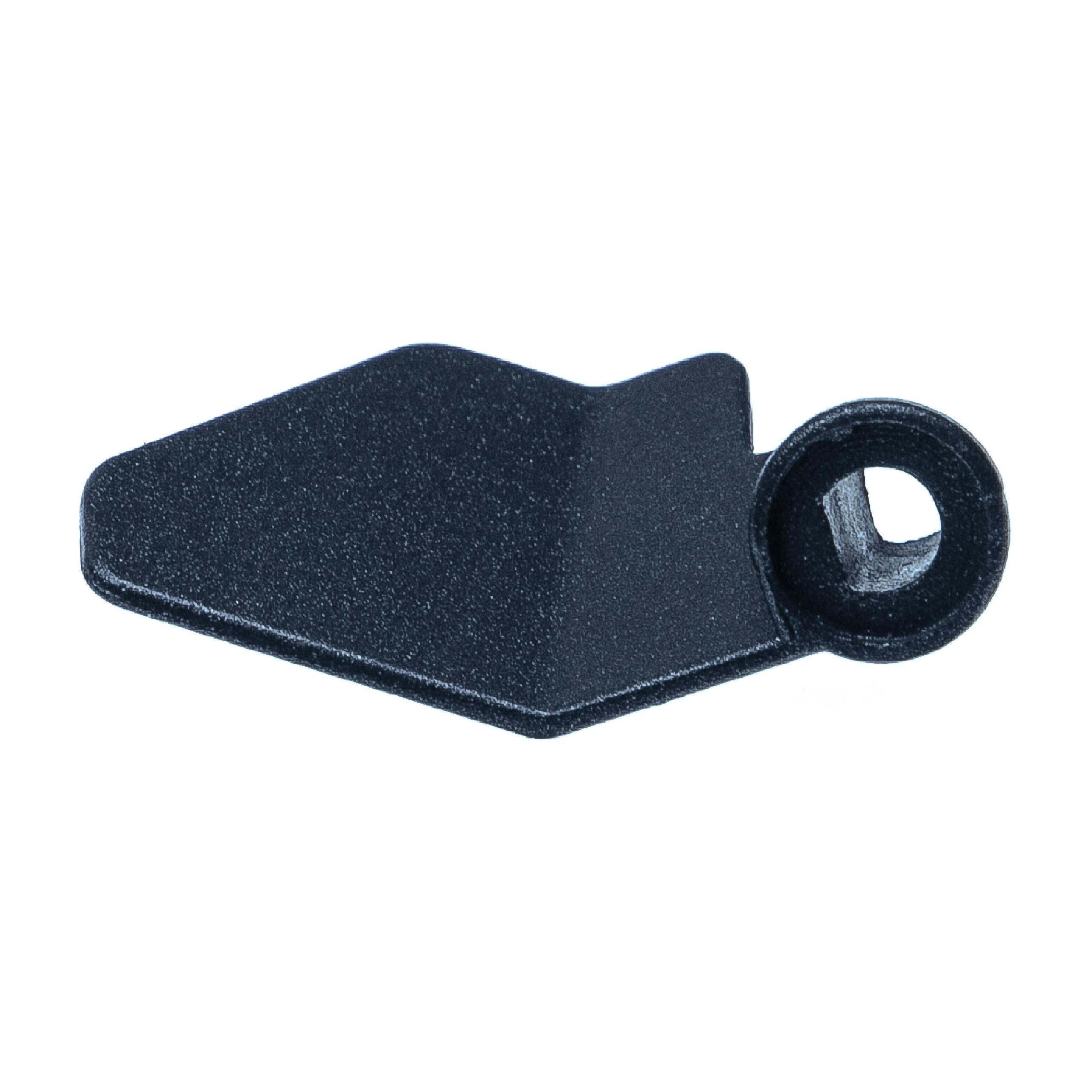 vhbw Crochet pétrisseur compatible avec Morphy Richards Fastbake 48260 machine à pain - Pale, 6,5 x 3,8 cm, aluminium, noir - 7