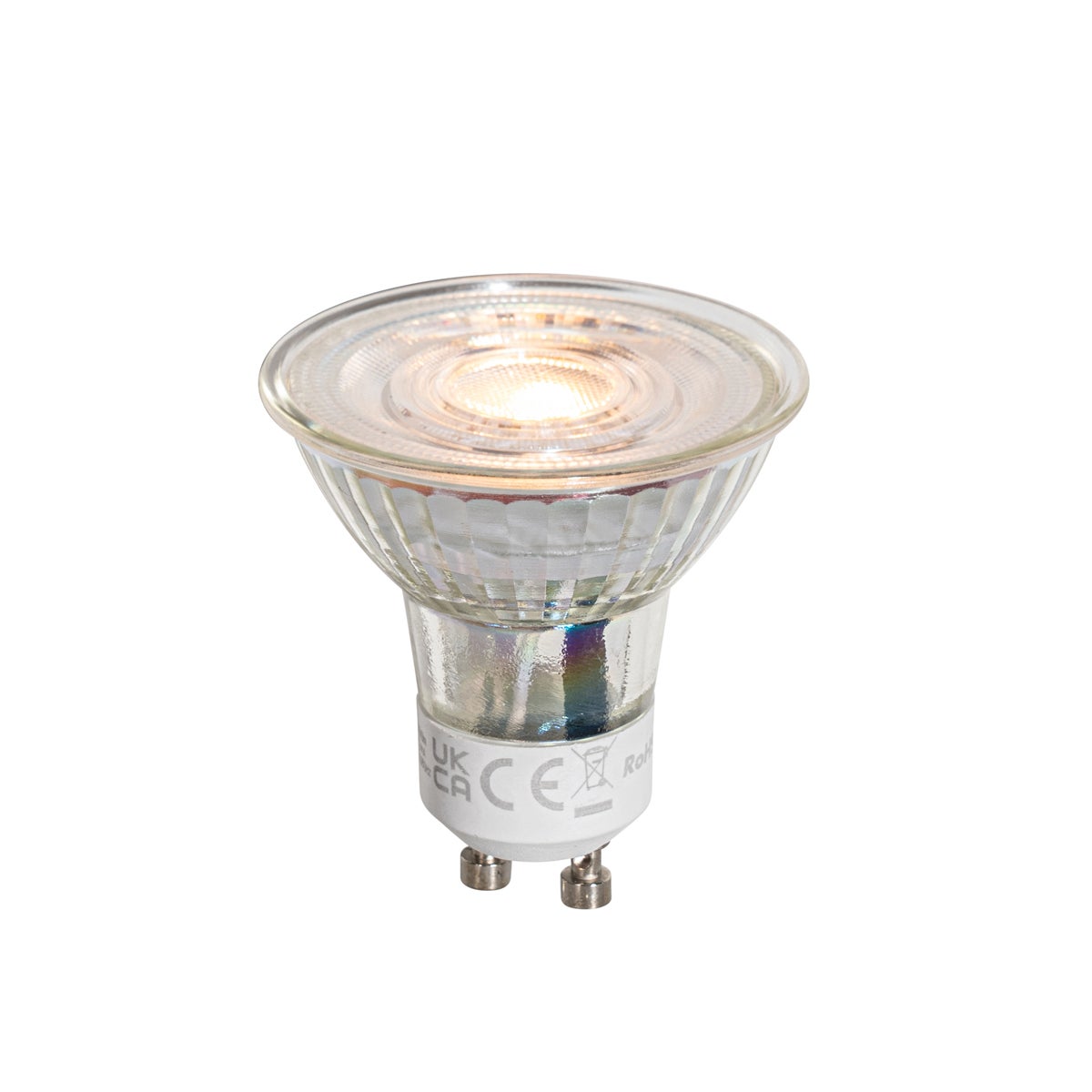 PILA Pack 10 Lampadine LED GU10 4,7W – Luce Bianca Calda 2700K, 400 Lumen, 36°, Non Dimmerabili, CRI80, Durata 15.000 Ore, Risparmio Energetico