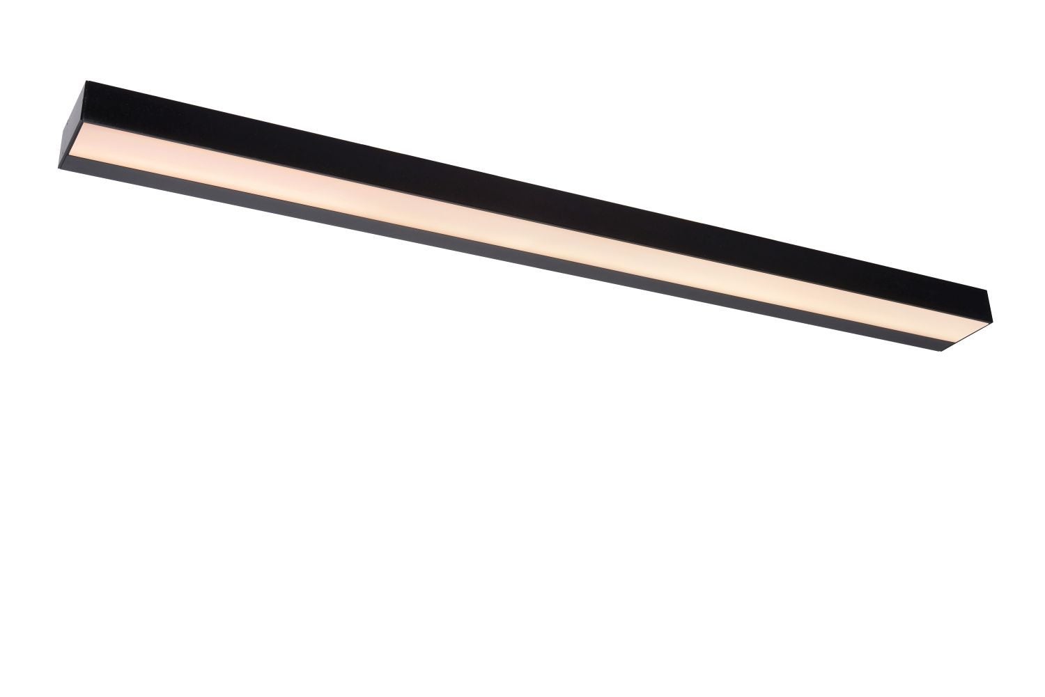 Kinkiet LED łazienkowy ALEXA czarno-biały 13W Ciepła biel 1400lm metal wym:3,6x90x8cm IP44 Lucide