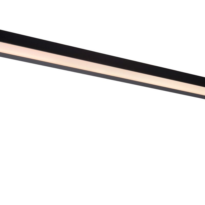 Kinkiet LED łazienkowy ALEXA czarno-biały 13W Ciepła biel 1400lm metal wym:3,6x90x8cm IP44 Lucide