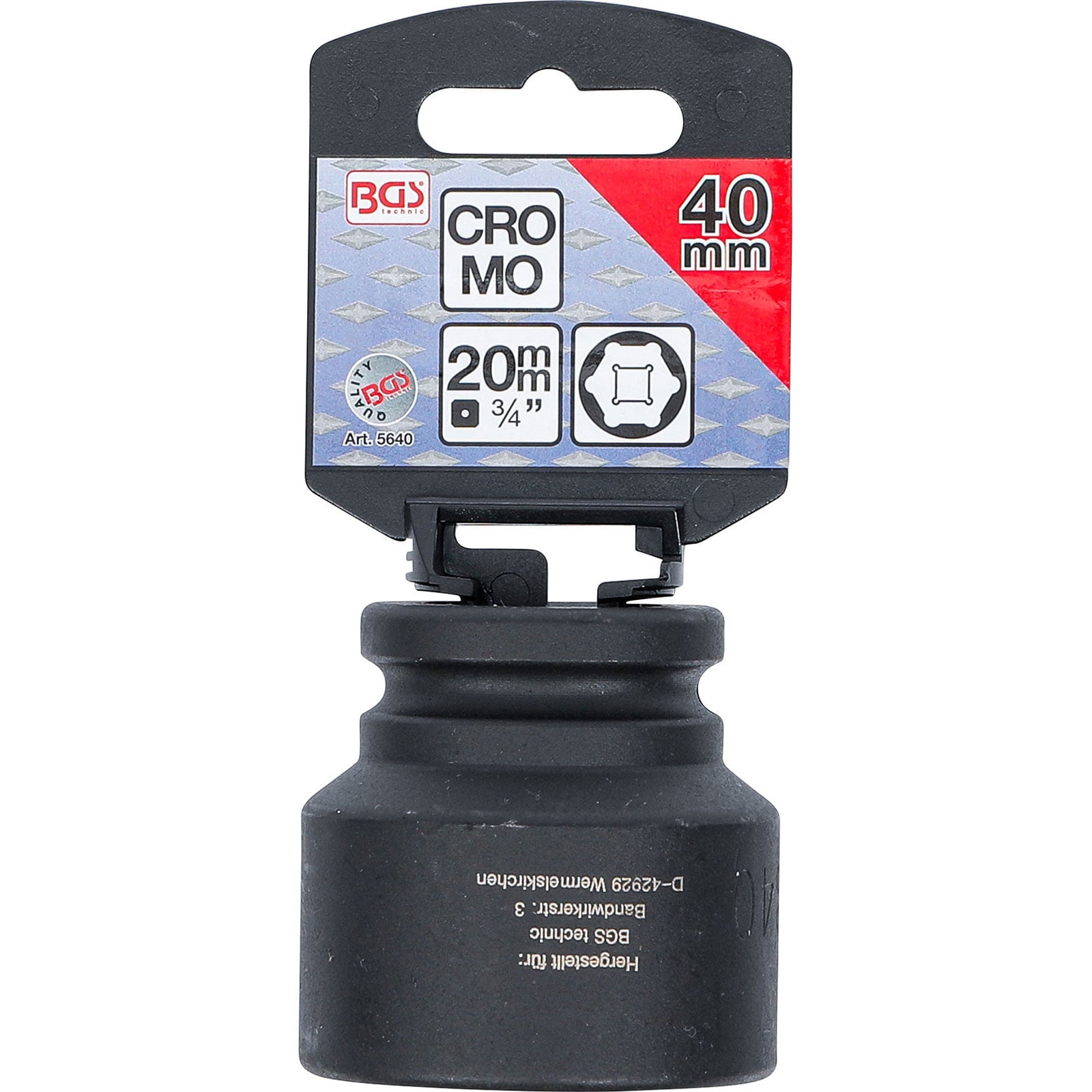 Douille à choc, six pans | 20 mm (3/4