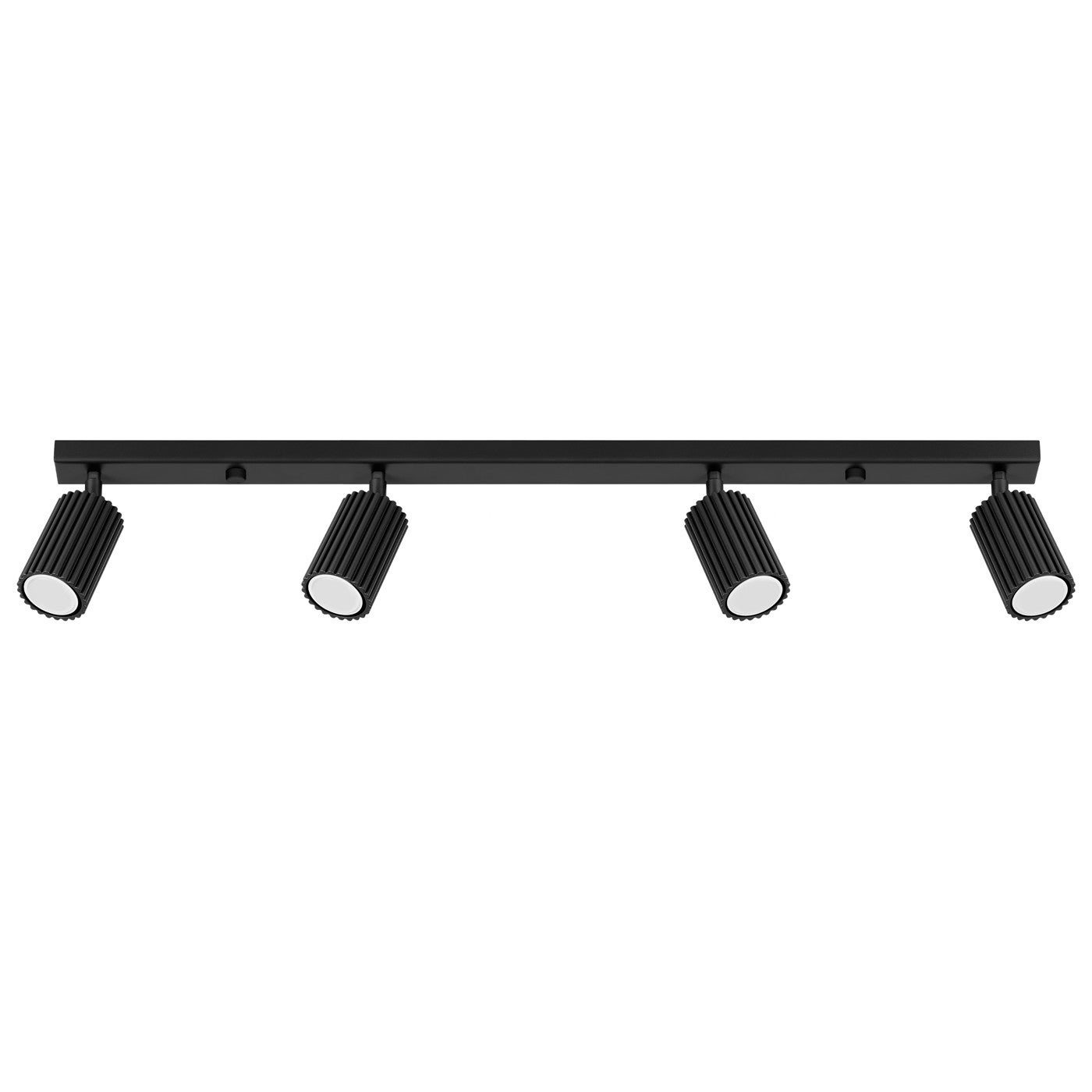 Reflektor sufitowy spot natynkowy Karbon listwa czarny 4xGU10x10W wym: 16,5 x 81 x 6,5 cm aluminium Sollux Lighting