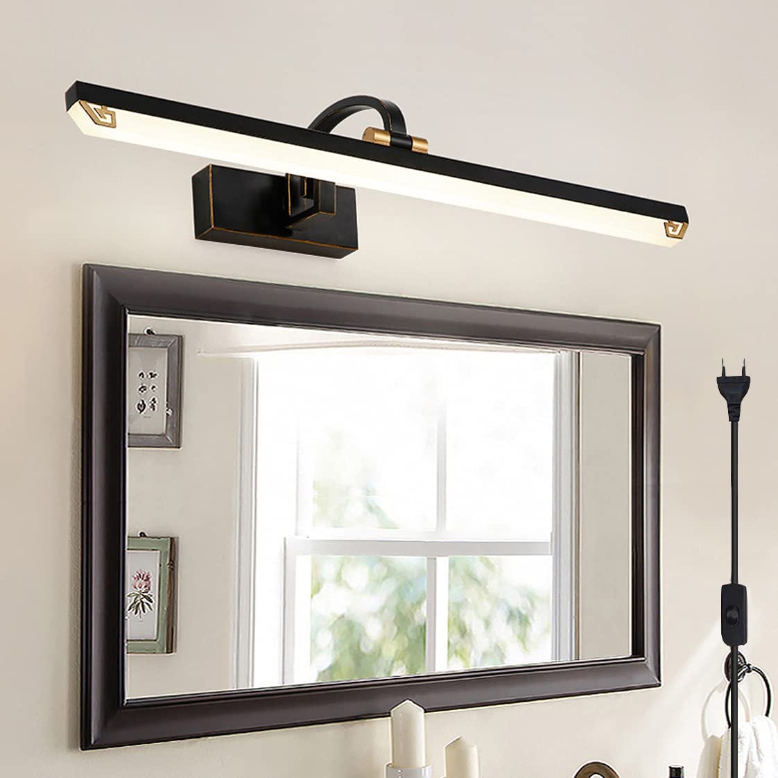 Lampe De Miroir De Salle De Bain LED Applique Murale De Salle De lampe-de-miroir-de-salle-de-bain-led-applique-murale-de-salle-de
