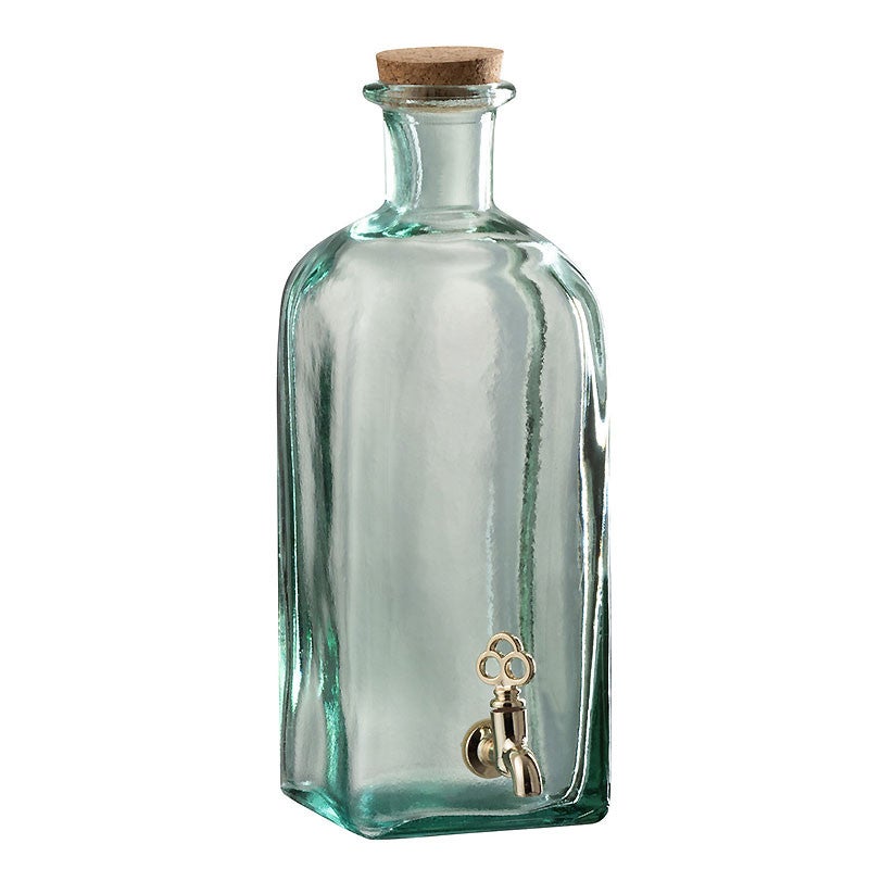 Tradineur Distributore Di Bevande In Plastica 7,2 Litri - Contenitore Con Rubinetto, Maniglia E Tappo A Vite - Per Acqua, Succhi, Bevande Fredde, Frigorifero - Senza BPA - 2