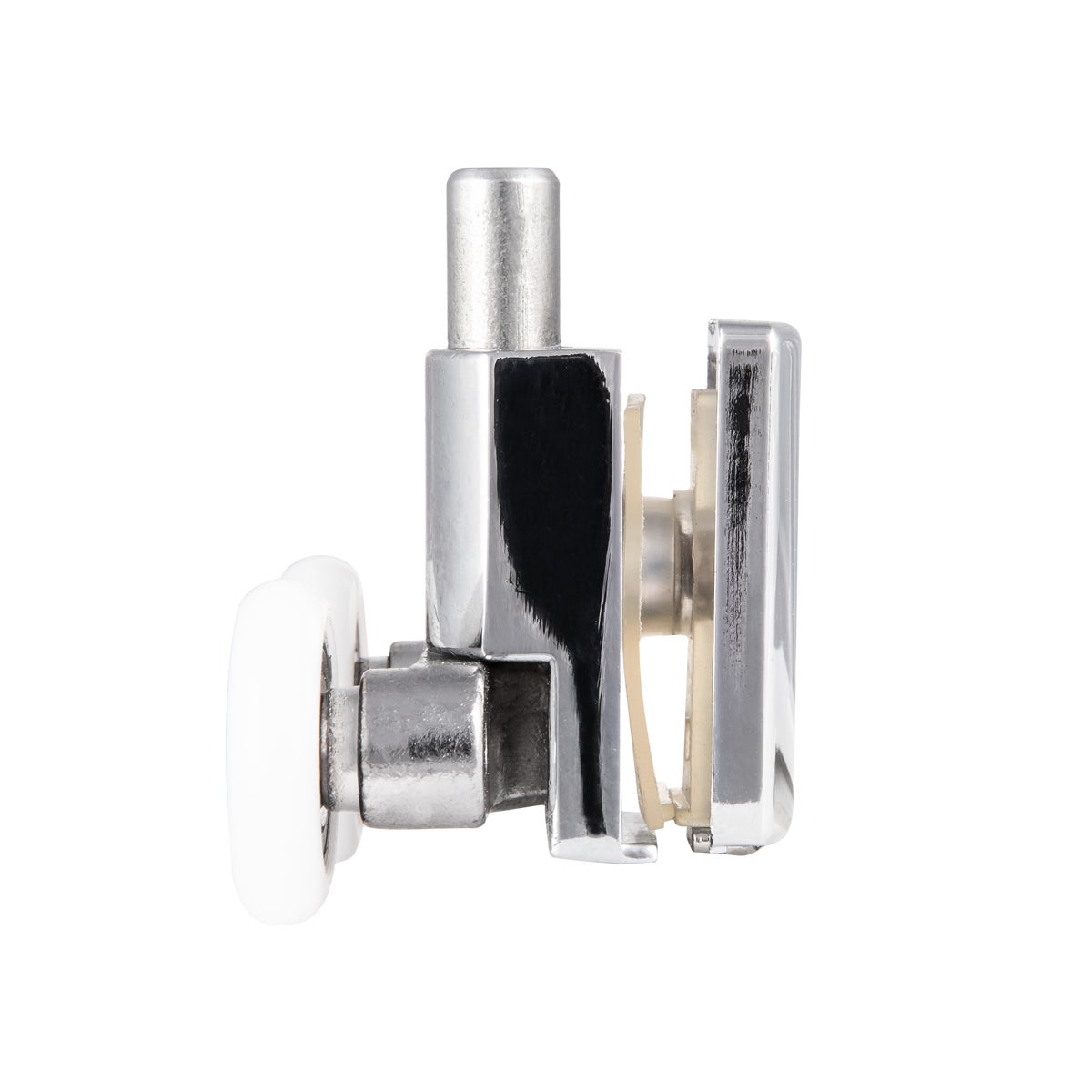 METALOWE ROLKI DO KABINY PRYSZNICOWEJ PODWÓJNE DOLNE 23 MM DO OTWORU 8 MM - 3