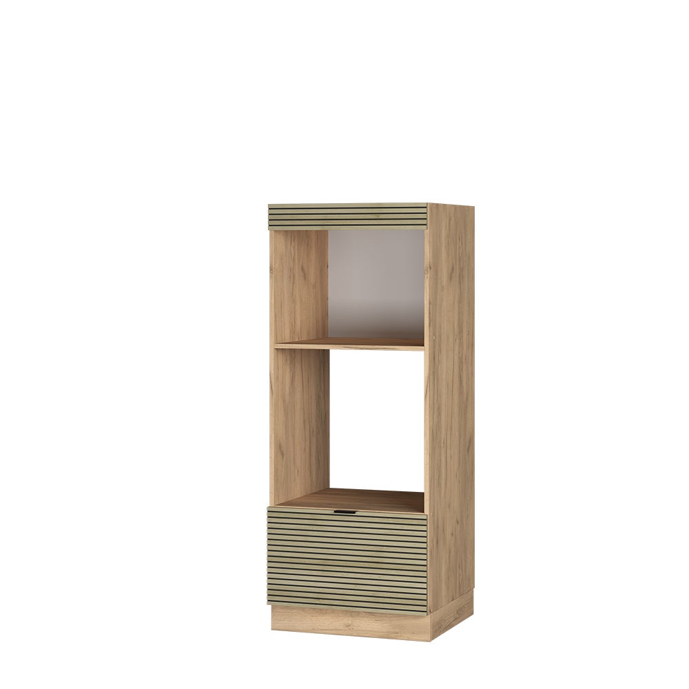 Vicco Szafka do mikrofalówki Fame-Line, Panel dębowy, 60 cm otwarty