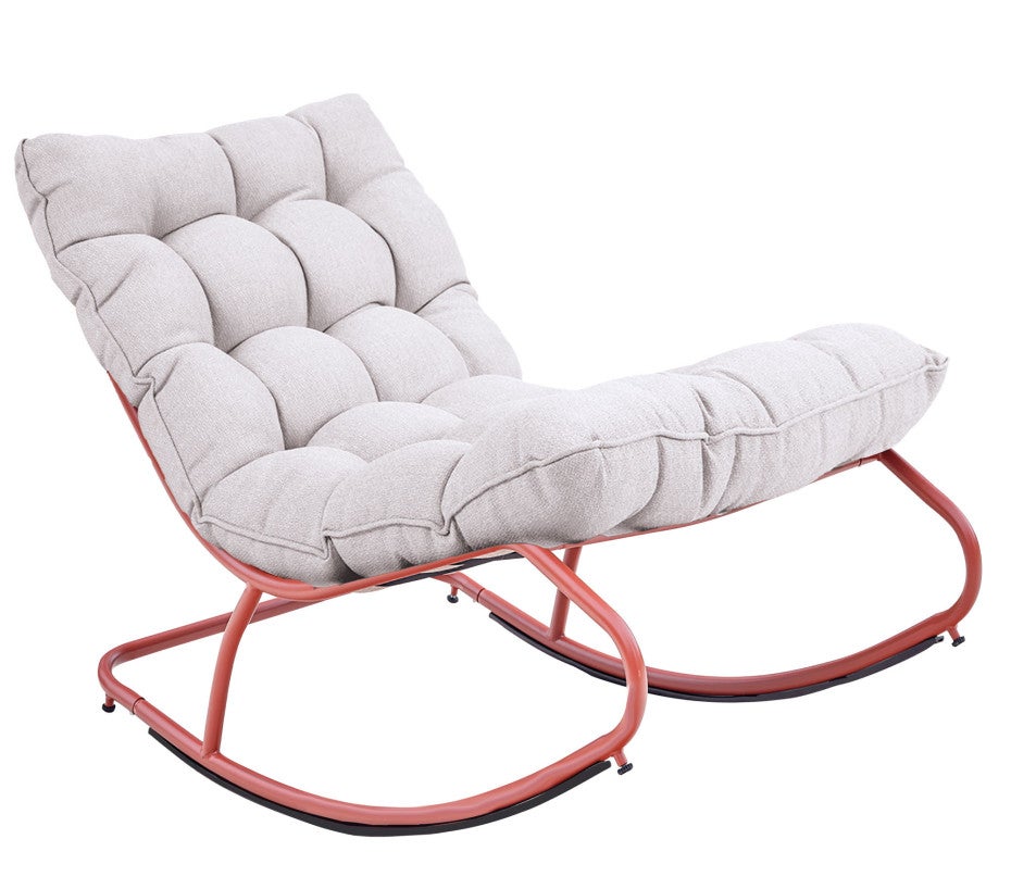 Fauteuil à bascule - 1 place - Terracotta - MADRID - 4