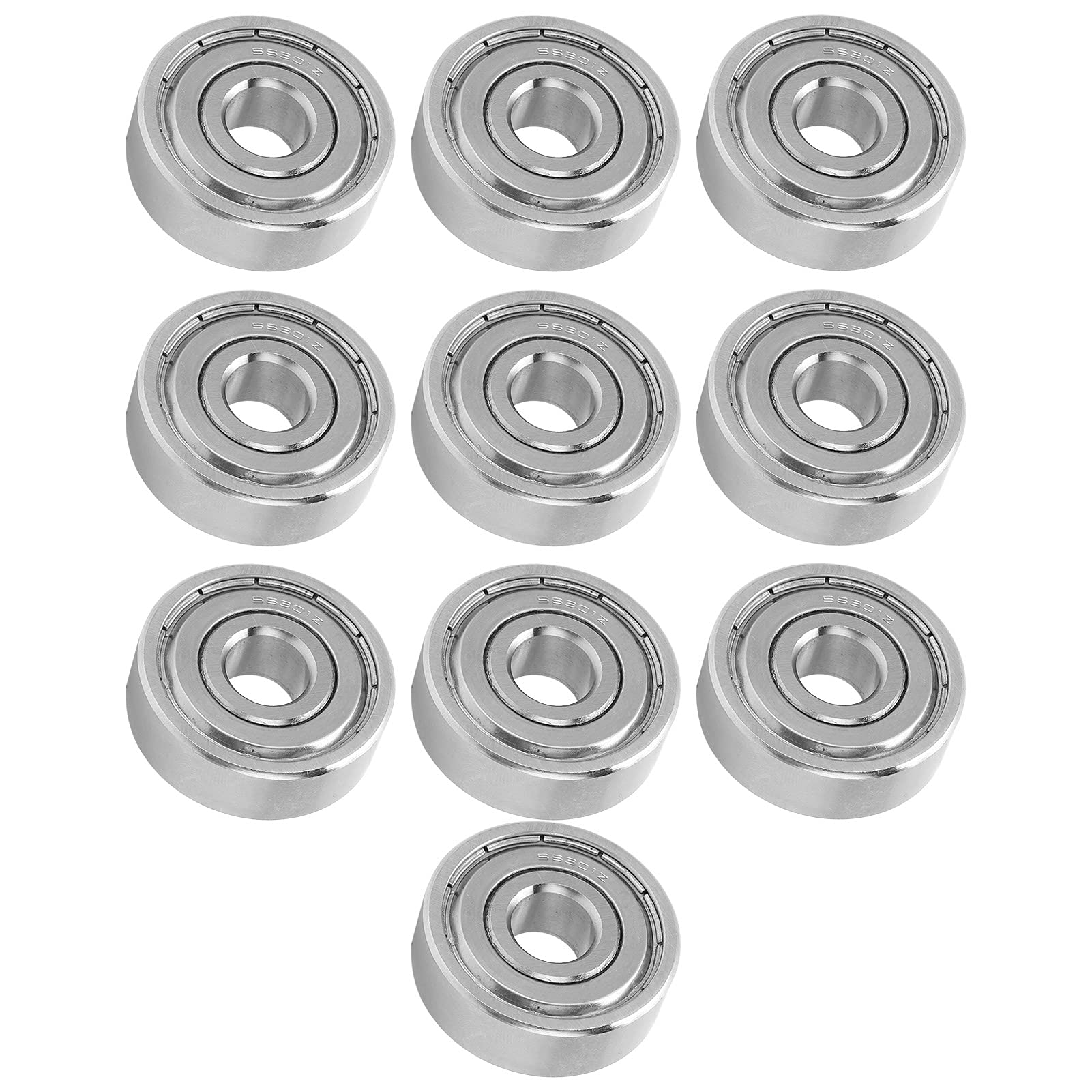 Roulement à Billes De Poussée F6-12M - 6x12x4,5 Mm - Lot De 2 - Acier Chromé
