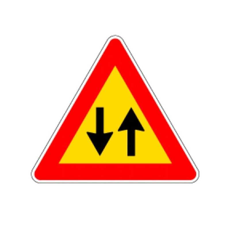 Panneau de signalisation à double sens | Leroy Merlin
