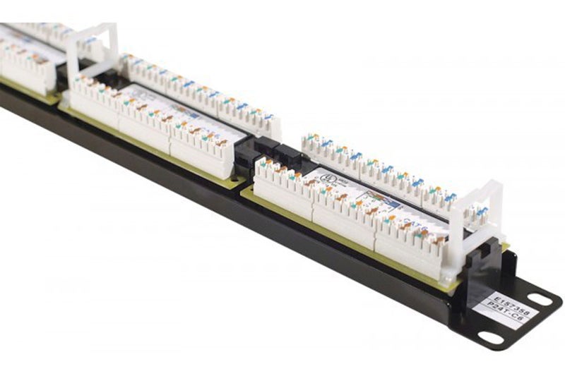 Panneau de brassage Ethernet RJ45 24 ports 19' 1U Cat6 non blindé CONECTICPLUS - 3