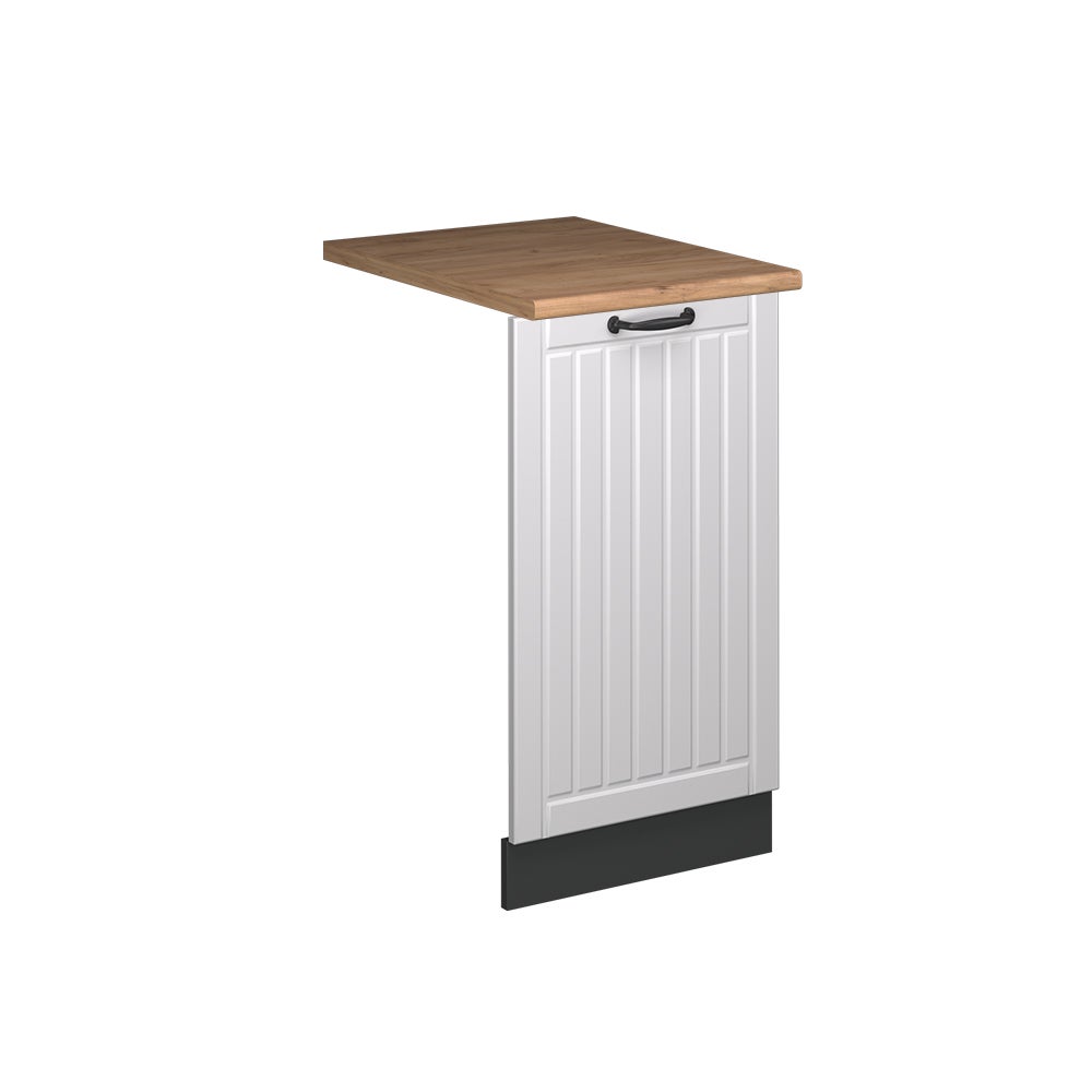 Vicco Panel przedni zmywarki Fame-Line, Biały domek wiejski, 45 cm , BP Dąb