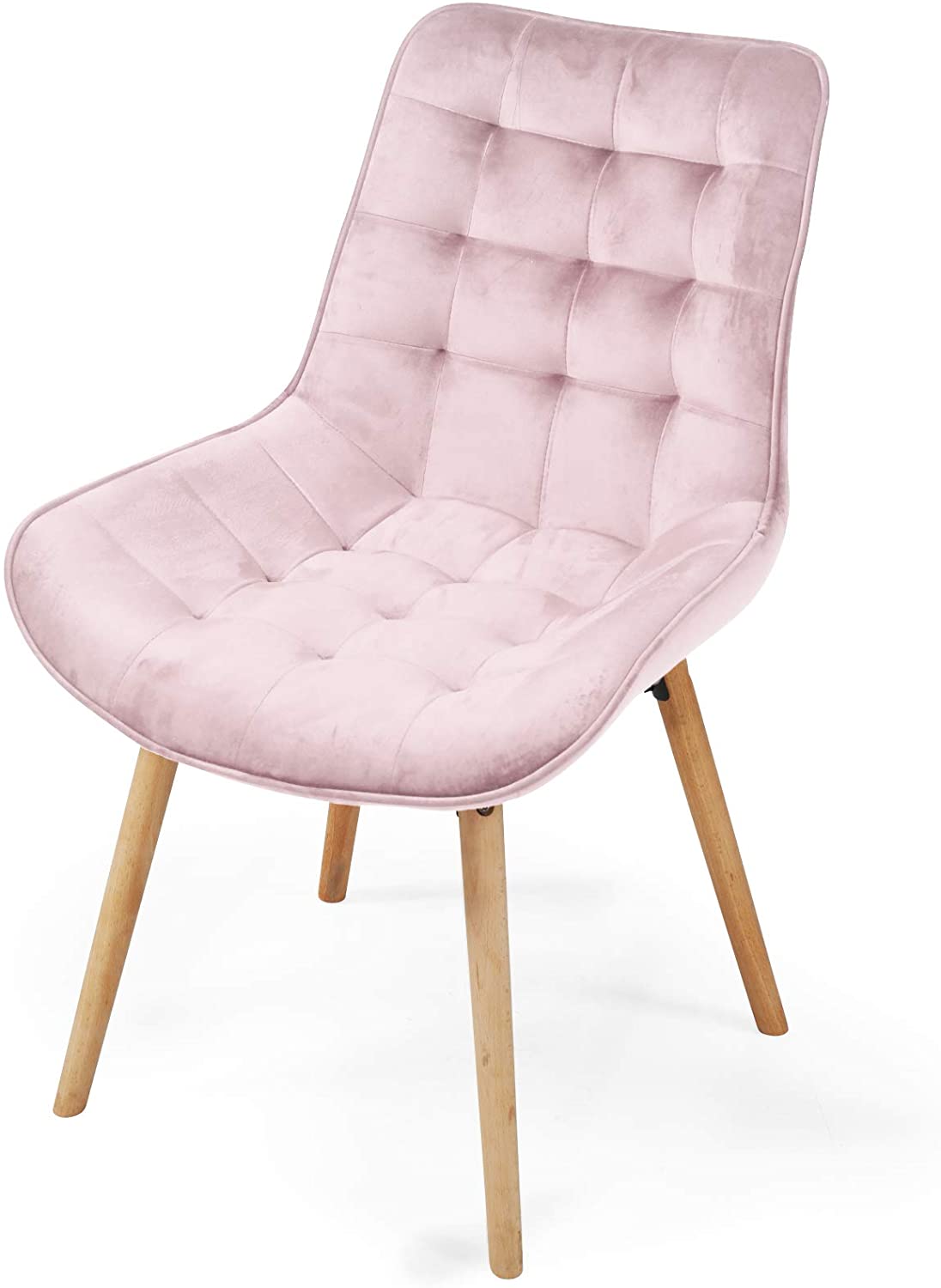 Set Di 6 Sedie Per Sala Da Pranzo - Tessuto Di Lino - Con Schienale Decorato Con Borchie In Rame Gambe In Noce Massello Crema 92384213