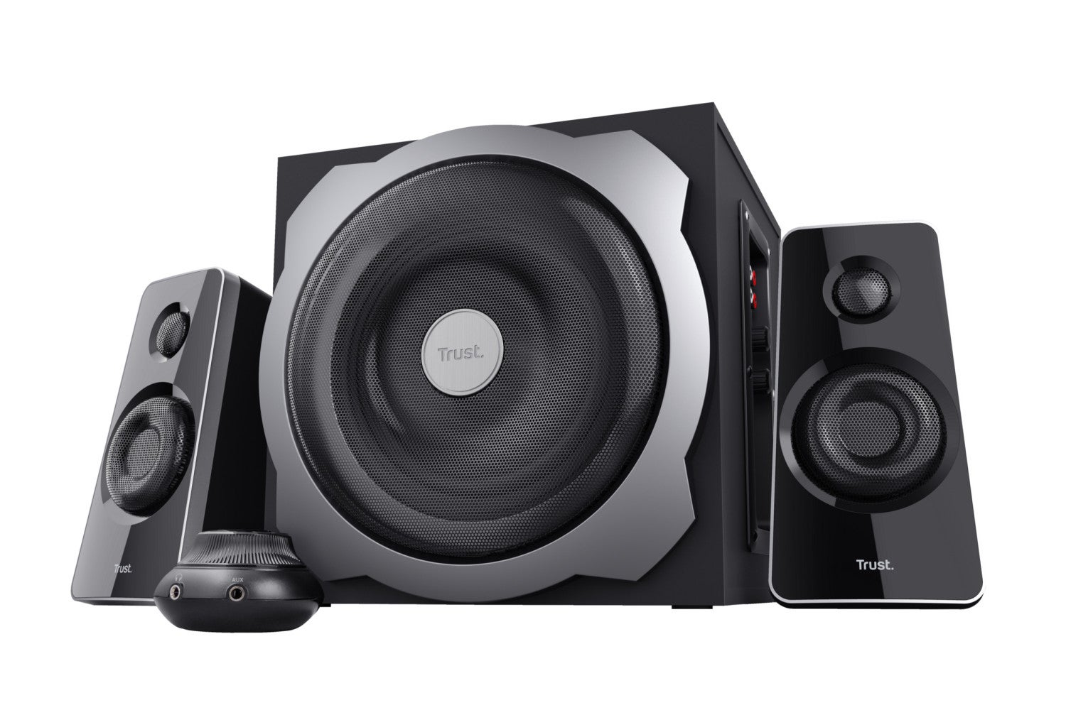 Trust Tytan conjunto de altavoces 60 W Universal Negro 2.1 canales ...