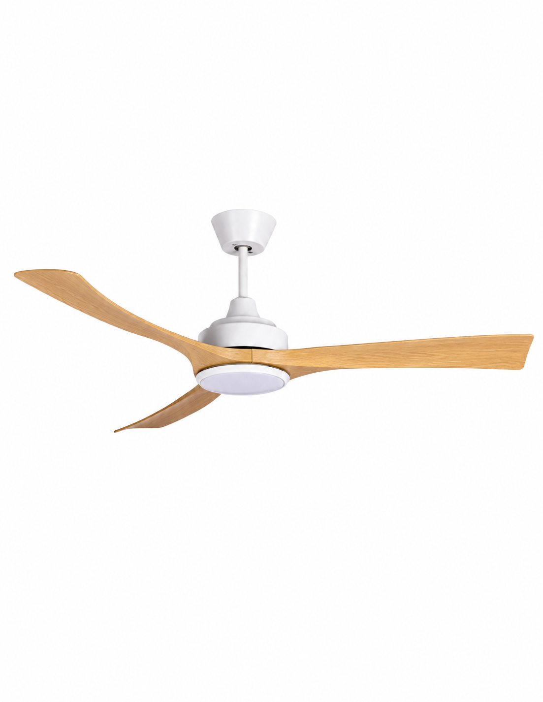 Ventilator de tavan cu LED HAEGER NATURE LIGHT PLUS, diametru 142 cm, telecomanda, 6 viteze, timer, 68 W, silentios, reversibil, Lemn